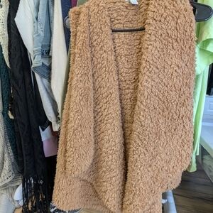 Cozy Tan Women's Poncho